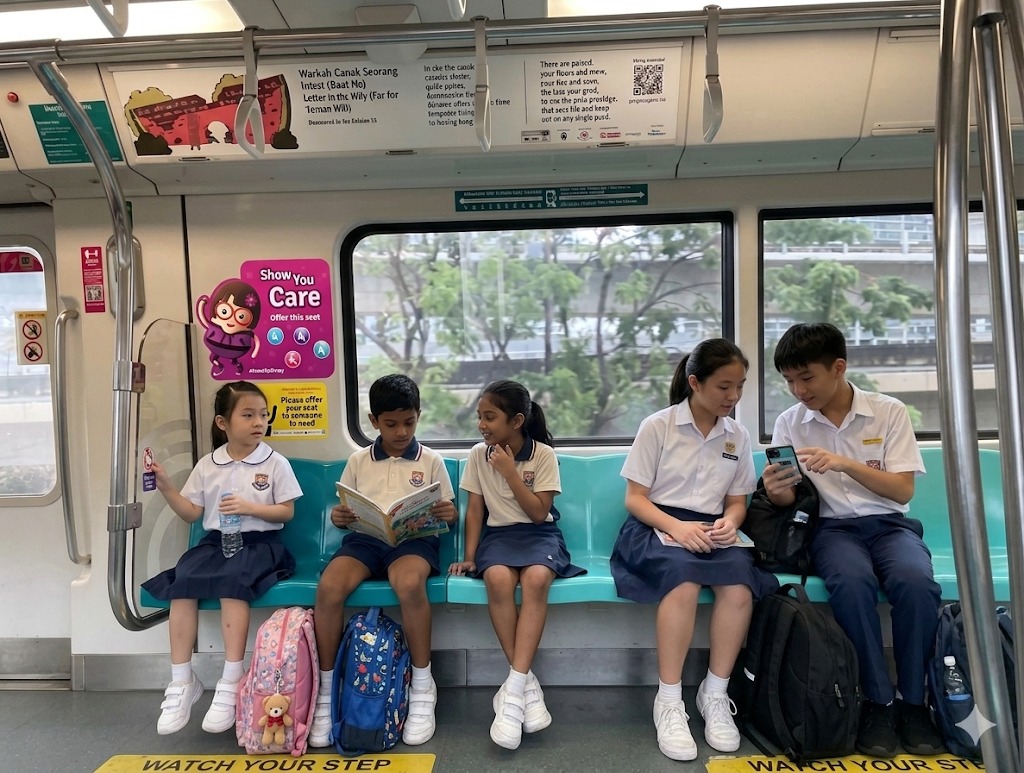 Graciousness on the MRT — PSLE oral stimulus picture