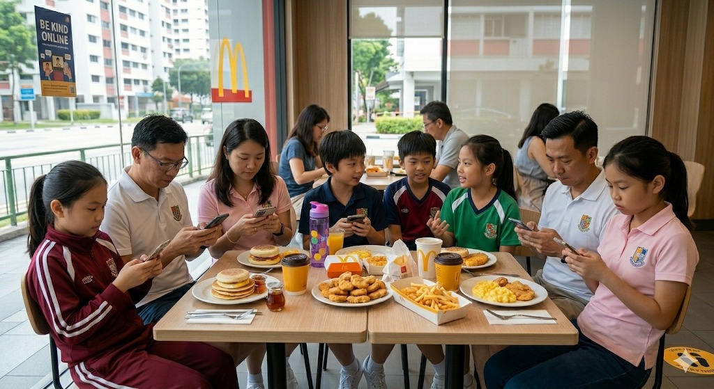 The Digital Dinner — PSLE oral stimulus picture
