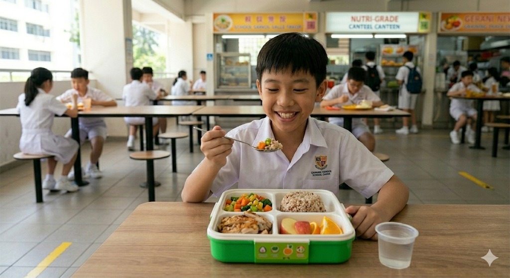 Canteen Food Cartering — PSLE oral stimulus picture