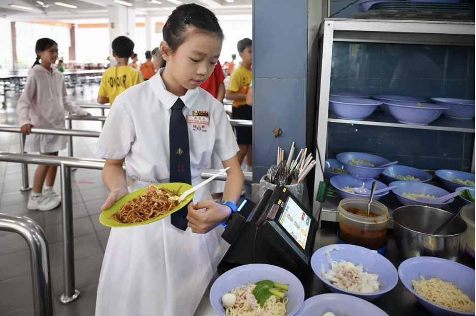 A Cashless Canteen — PSLE oral stimulus picture