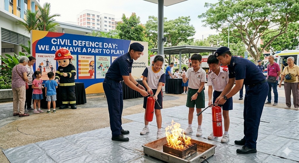 Civil Defence Day — PSLE oral stimulus picture