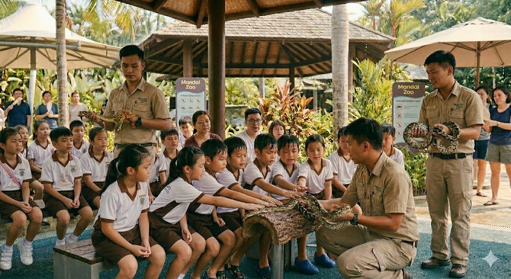 Snake Lesson at Mandai Zoo — PSLE oral stimulus picture