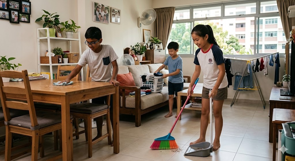Children's Chores — PSLE oral stimulus picture