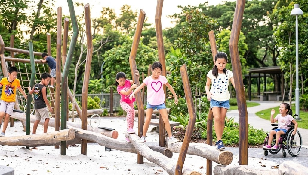 Fun at the Playground — PSLE oral stimulus picture