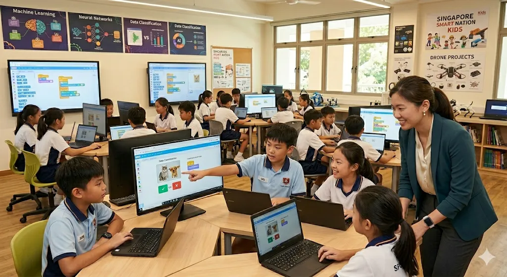 Computer Class — PSLE oral stimulus picture
