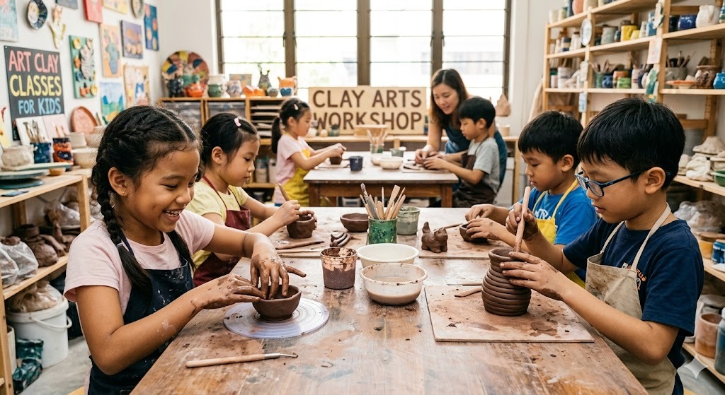 Clay Creations at the Workshop — PSLE oral stimulus picture