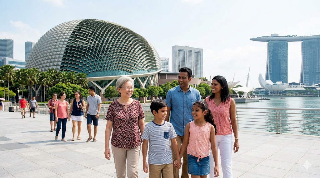 A Family Day Out at the Esplanade — PSLE oral stimulus picture