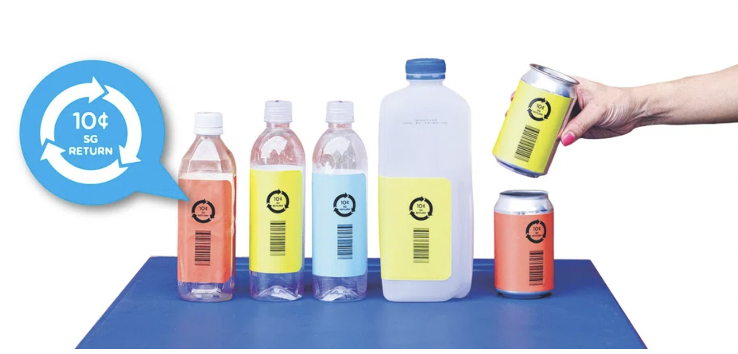 The beverage container deposit — PSLE oral stimulus picture