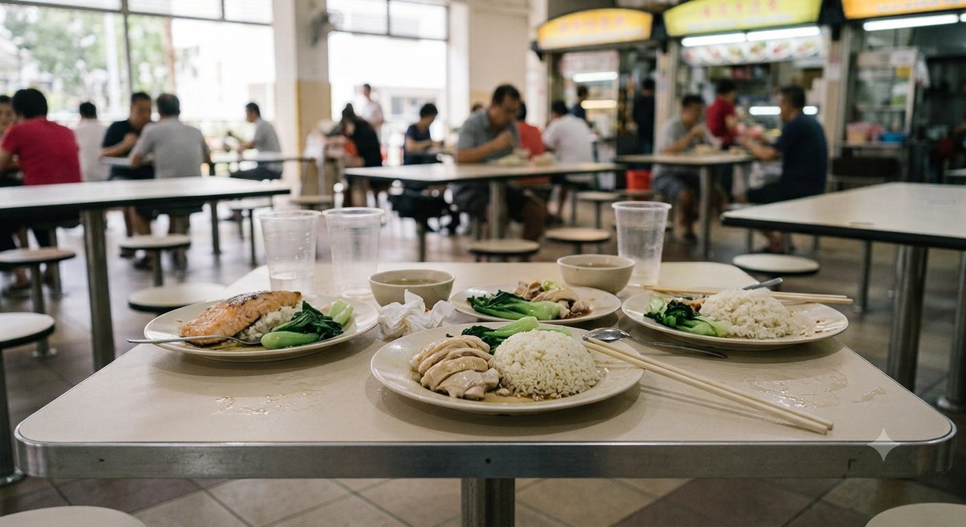 Leftover Food on the Plate — PSLE oral stimulus picture