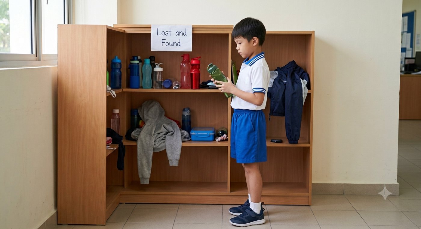 The Lost Water Bottle — PSLE oral stimulus picture