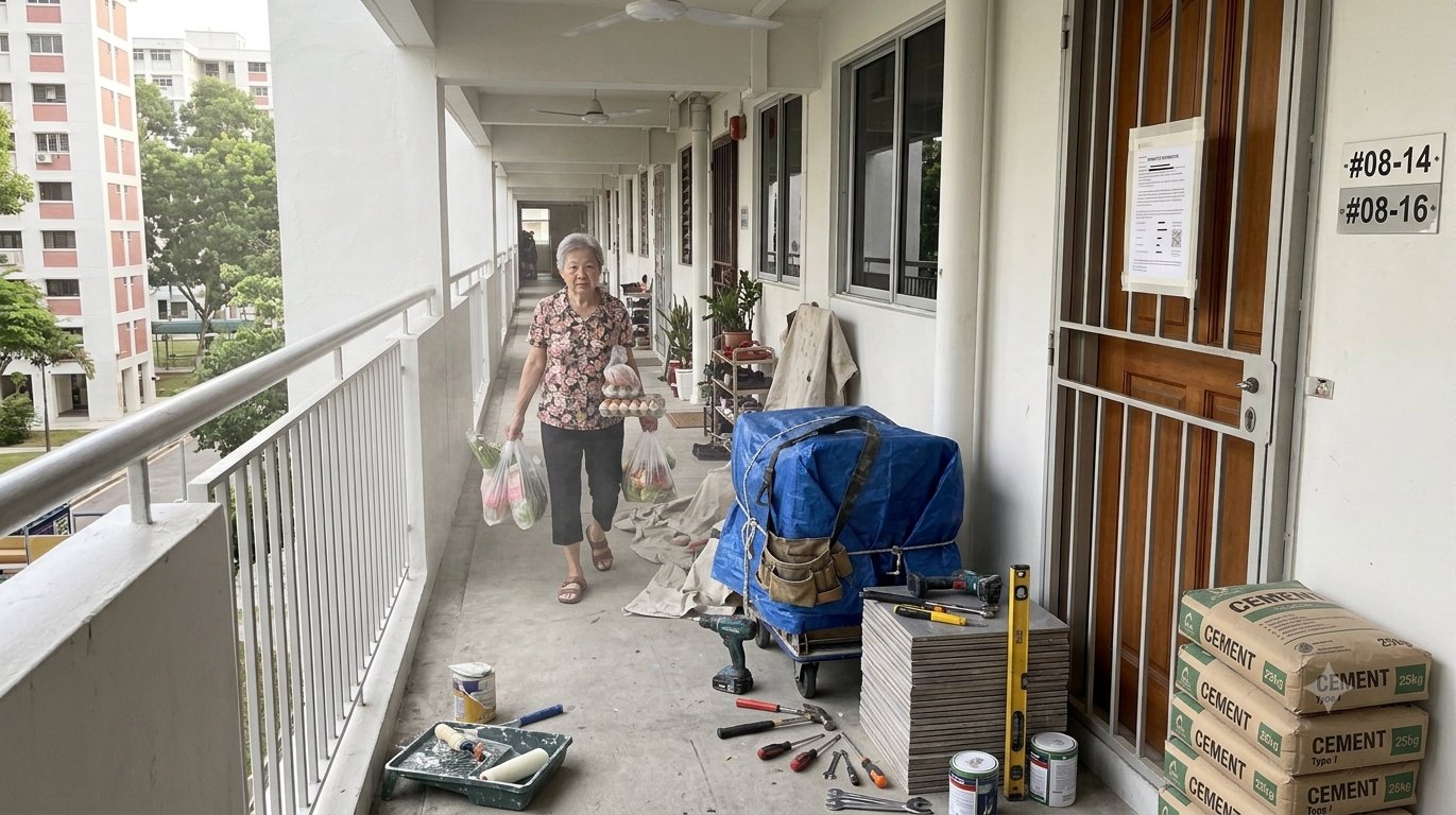 The Neighbour's Noisy Renovation — PSLE oral stimulus picture