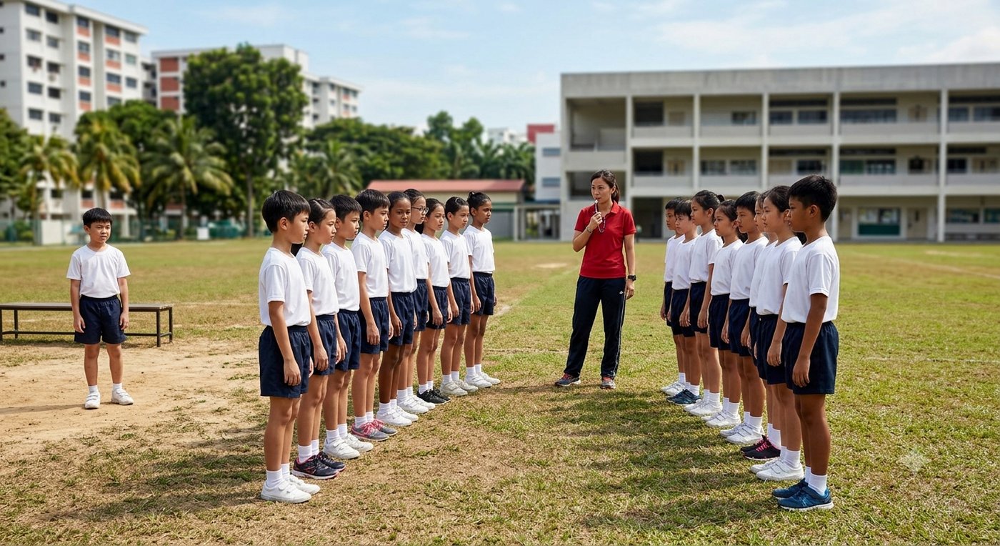 Choosing Teams at PE — PSLE oral stimulus picture