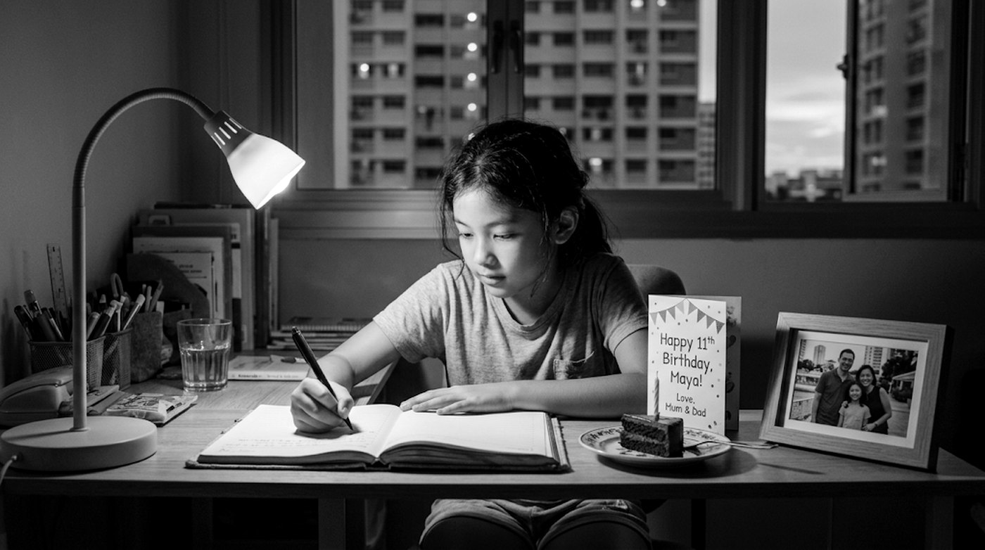 Writing in Her Diary — PSLE oral past year stimulus