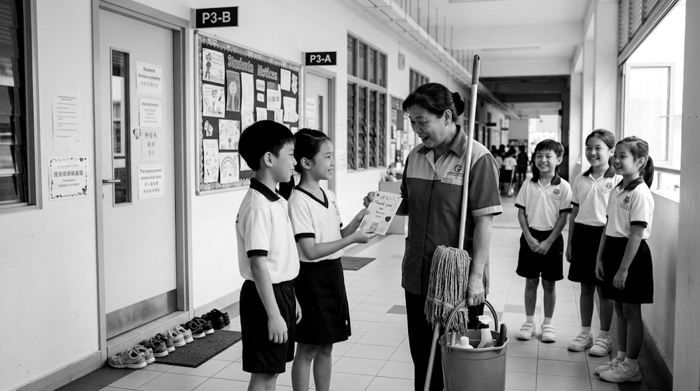 Thanking the School Attendants — PSLE oral past year stimulus