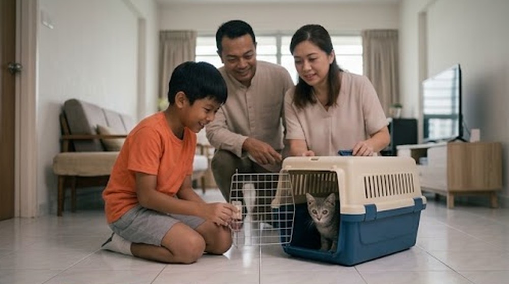 照顾小猫