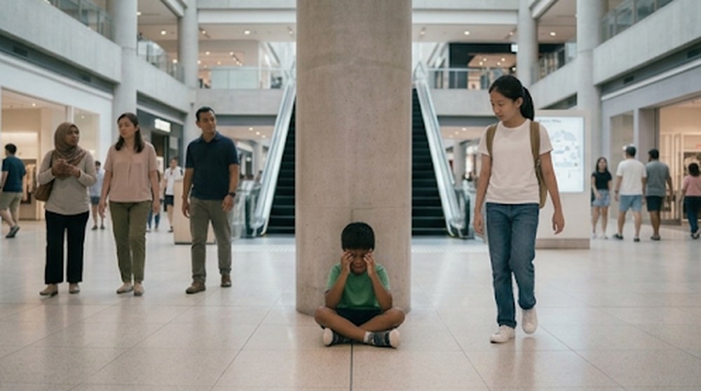 帮助迷路的小孩