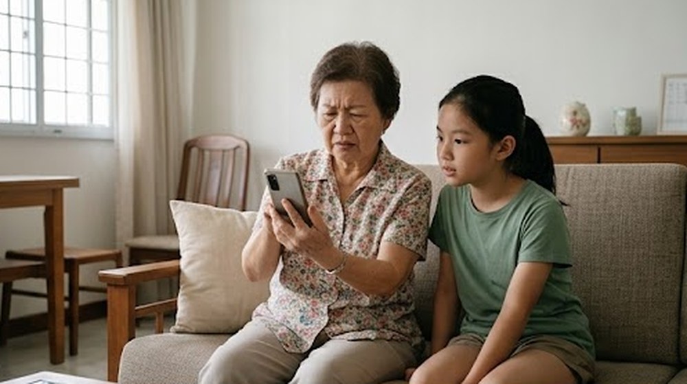 教奶奶视频通话
