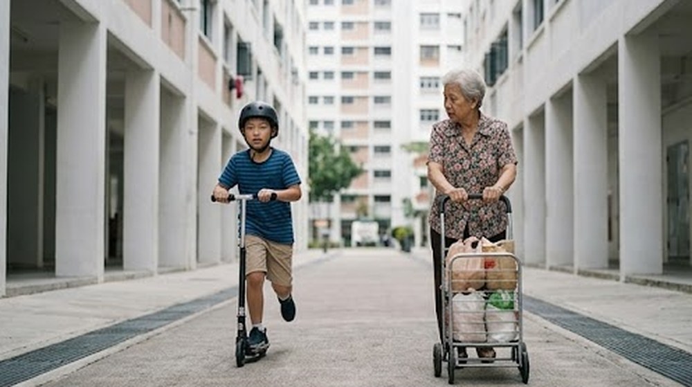 骑滑板车要礼让