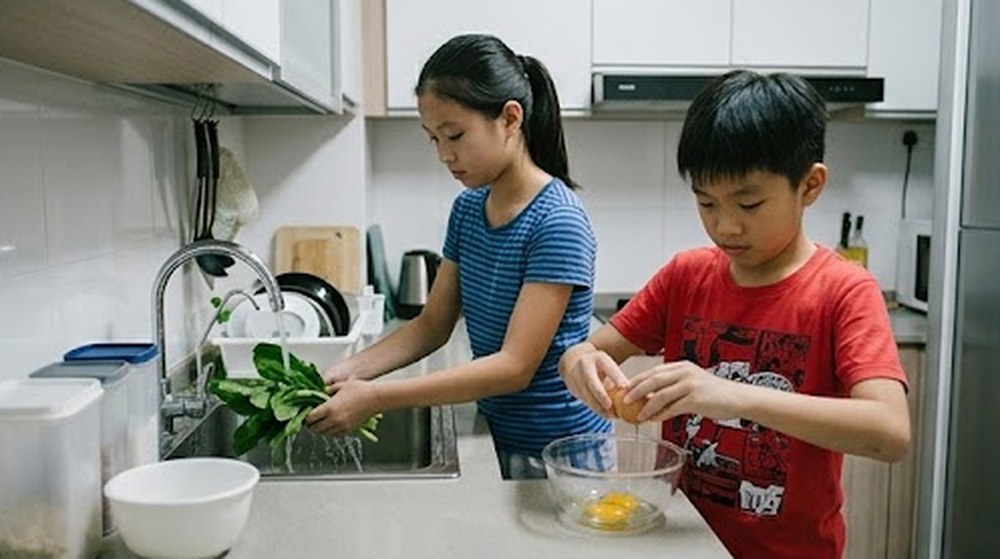 为爸妈煮晚餐